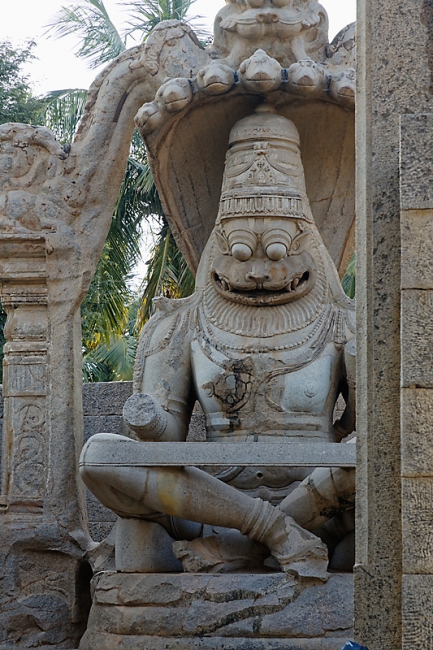 Hampi-Statue de Narasimha-004
